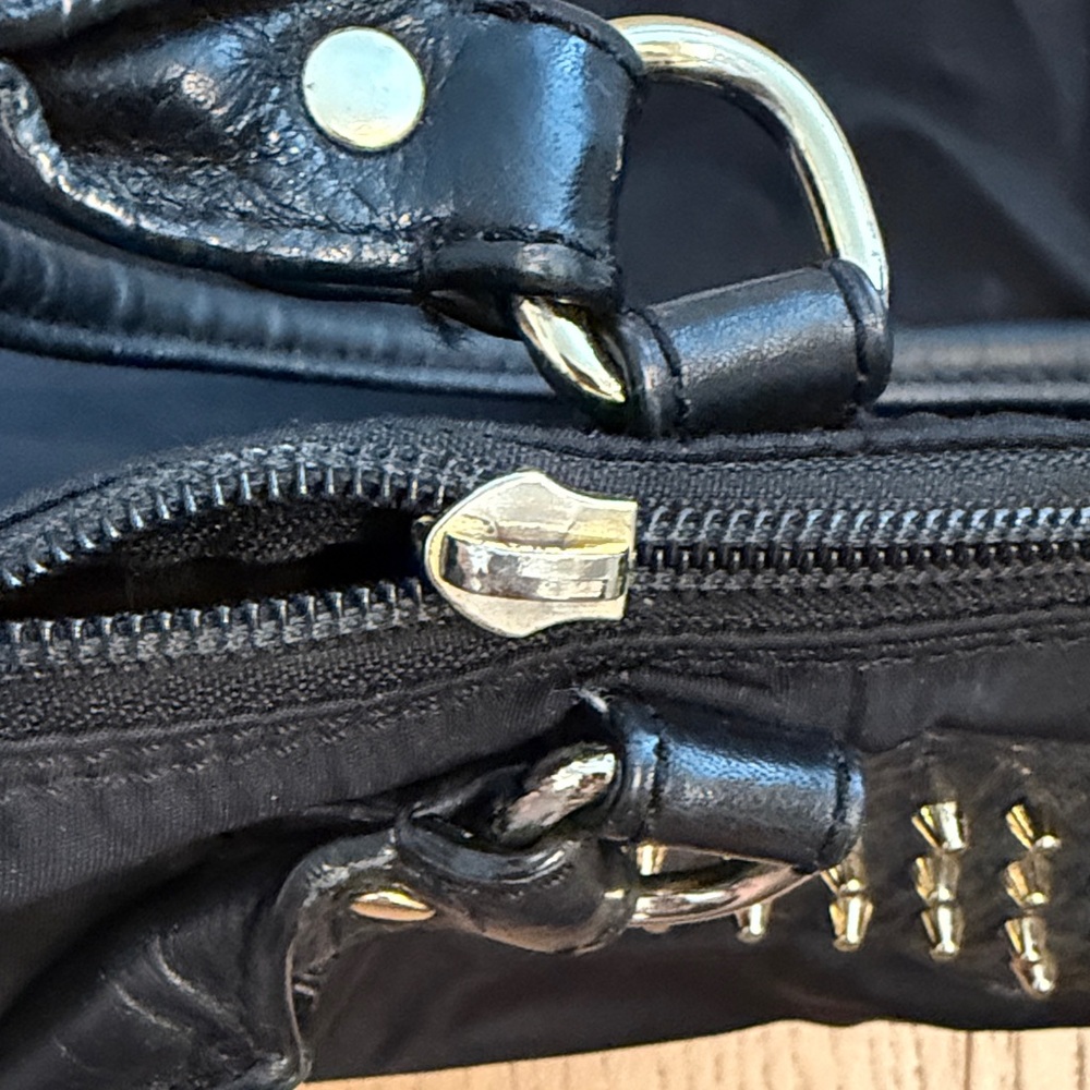 Rebecca Minkoff Black Studded Tote Bag - Picture 4 of 4